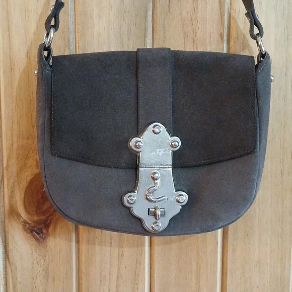 Vintage Smartaire Miss America Suede Purse - Picture 2 of 11